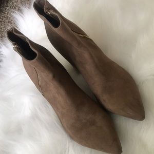 Pointed toe booties
